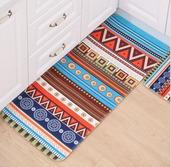 Doormat Non-Slip Kitchen Living Room Carpet/Bath Mat Home Entrance Floor Mat Hallway Area Rugs Kitchen Mat Home 10Style