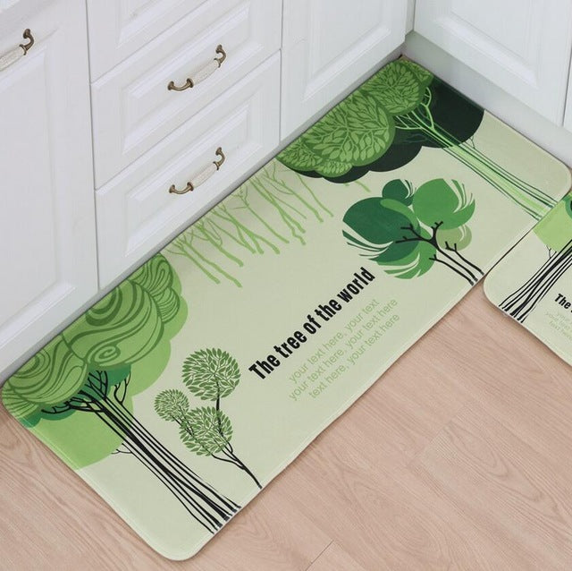 Doormat Non-Slip Kitchen Living Room Carpet/Bath Mat Home Entrance Floor Mat Hallway Area Rugs Kitchen Mat Home 10Style