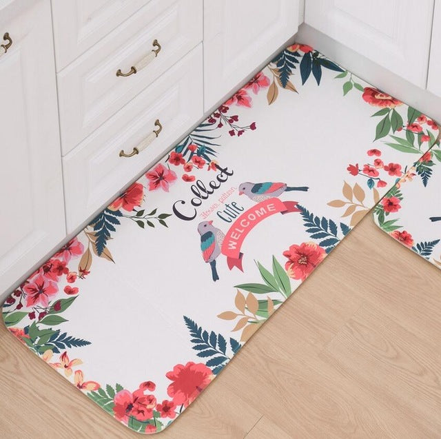 Doormat Non-Slip Kitchen Living Room Carpet/Bath Mat Home Entrance Floor Mat Hallway Area Rugs Kitchen Mat Home 10Style
