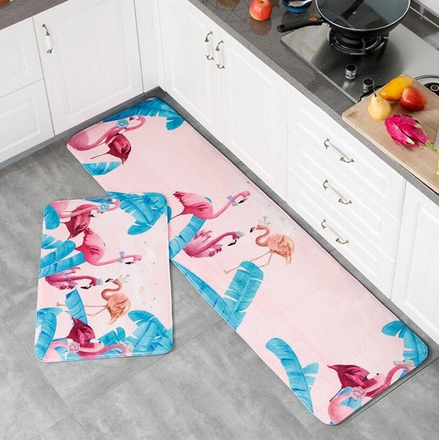 Doormat Non-Slip Kitchen Living Room Carpet/Bath Mat Home Entrance Floor Mat Hallway Area Rugs Kitchen Mat Home 10Style