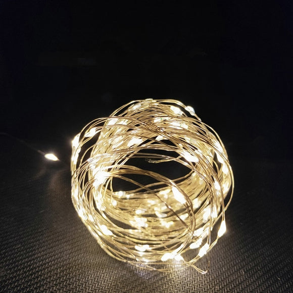 1m/2m/3m/10m Copper Wire Battery Box Garland LED Wedding Decoration for Home Decoration Fairy  for Party Decoration String Light