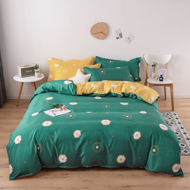 Avocado  Quilt Cover Queen Full King single Size Children Cartoon Duvet Cover Bedclothes Comfortable bedding set