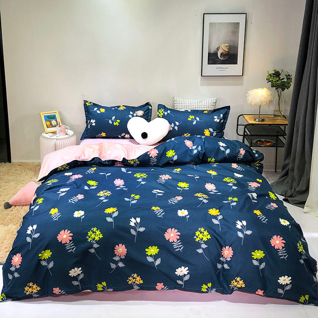 Avocado  Quilt Cover Queen Full King single Size Children Cartoon Duvet Cover Bedclothes Comfortable bedding set