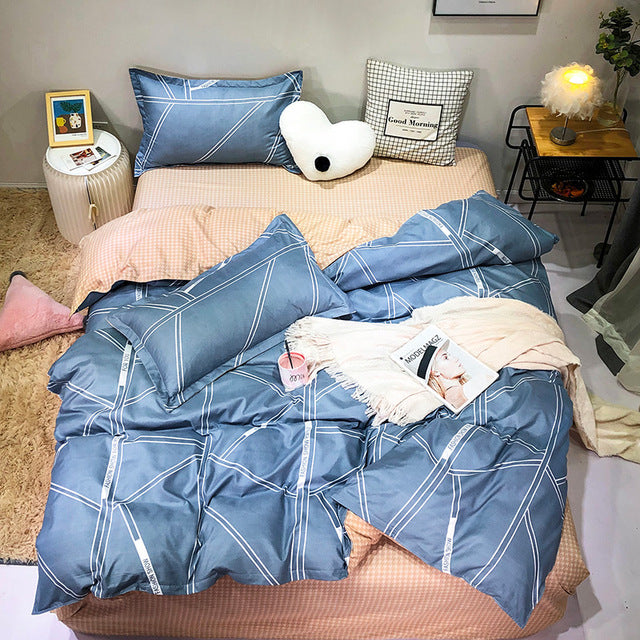 Avocado  Quilt Cover Queen Full King single Size Children Cartoon Duvet Cover Bedclothes Comfortable bedding set