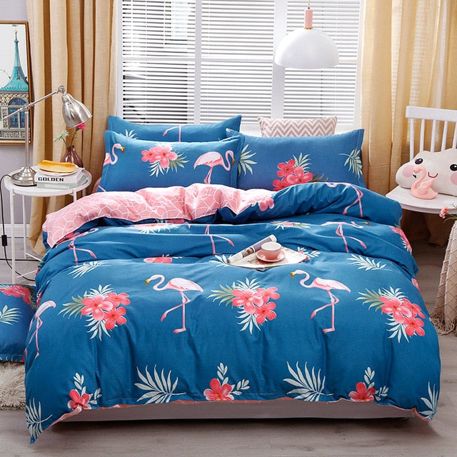 Solstice Home Textile Cartoon Polar bear Bedding Sets Children's Beddingset Bed Linen Duvet Cover Bed Sheet Pillowcase/bed Sets