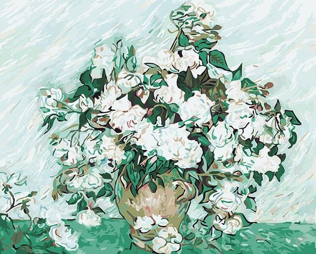 CHENISTORY Frame DIY Painting By Numbers Flowers Landscape Painting Calligraphy Wall Art Canvas Painting For Home Decor Gift