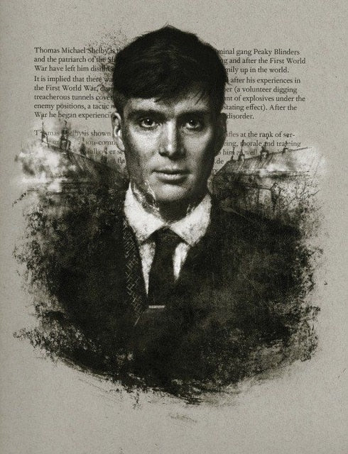 British high score crime drama Peaky Blinders poster hight quality canvas painting home Decor  wall art duvar tablolar o762