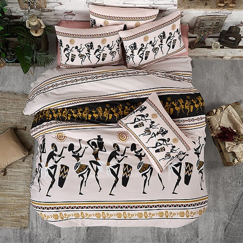 Lady Moda Star Luxury Bed Linen Cotton Set Ranforce Bedding Set Twin/Full/Queen/King Size 3/4/5 pcs Bed Sheet Duvet Cover Set