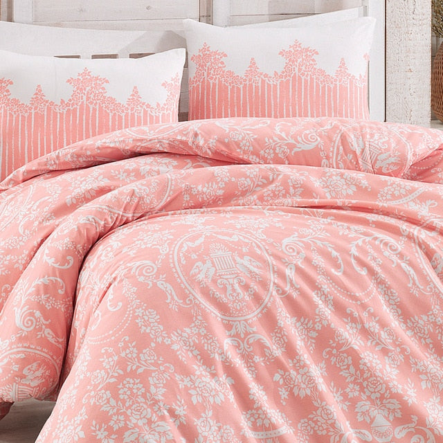 Lady Moda Star Luxury Bed Linen Cotton Set Ranforce Bedding Set Twin/Full/Queen/King Size 3/4/5 pcs Bed Sheet Duvet Cover Set