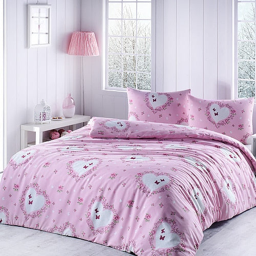 Lady Moda Star Luxury Bed Linen Cotton Set Ranforce Bedding Set Twin/Full/Queen/King Size 3/4/5 pcs Bed Sheet Duvet Cover Set