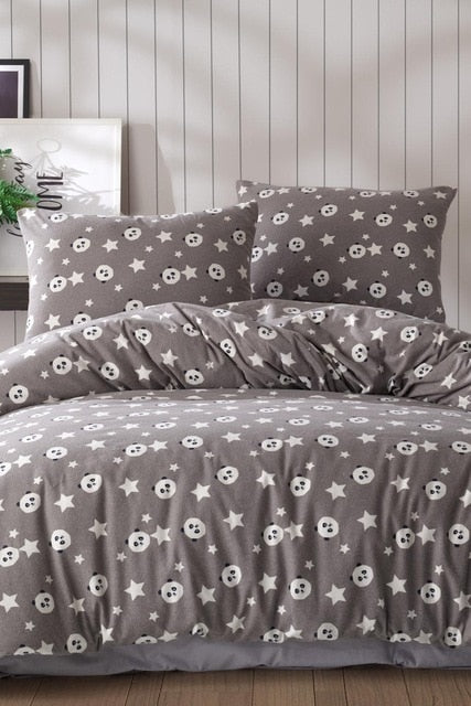 Lady Moda Star Luxury Bed Linen Cotton Set Ranforce Bedding Set Twin/Full/Queen/King Size 3/4/5 pcs Bed Sheet Duvet Cover Set