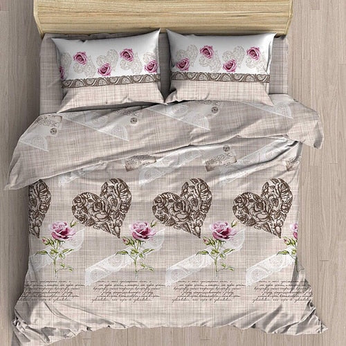 Lady Moda Star Luxury Bed Linen Cotton Set Ranforce Bedding Set Twin/Full/Queen/King Size 3/4/5 pcs Bed Sheet Duvet Cover Set