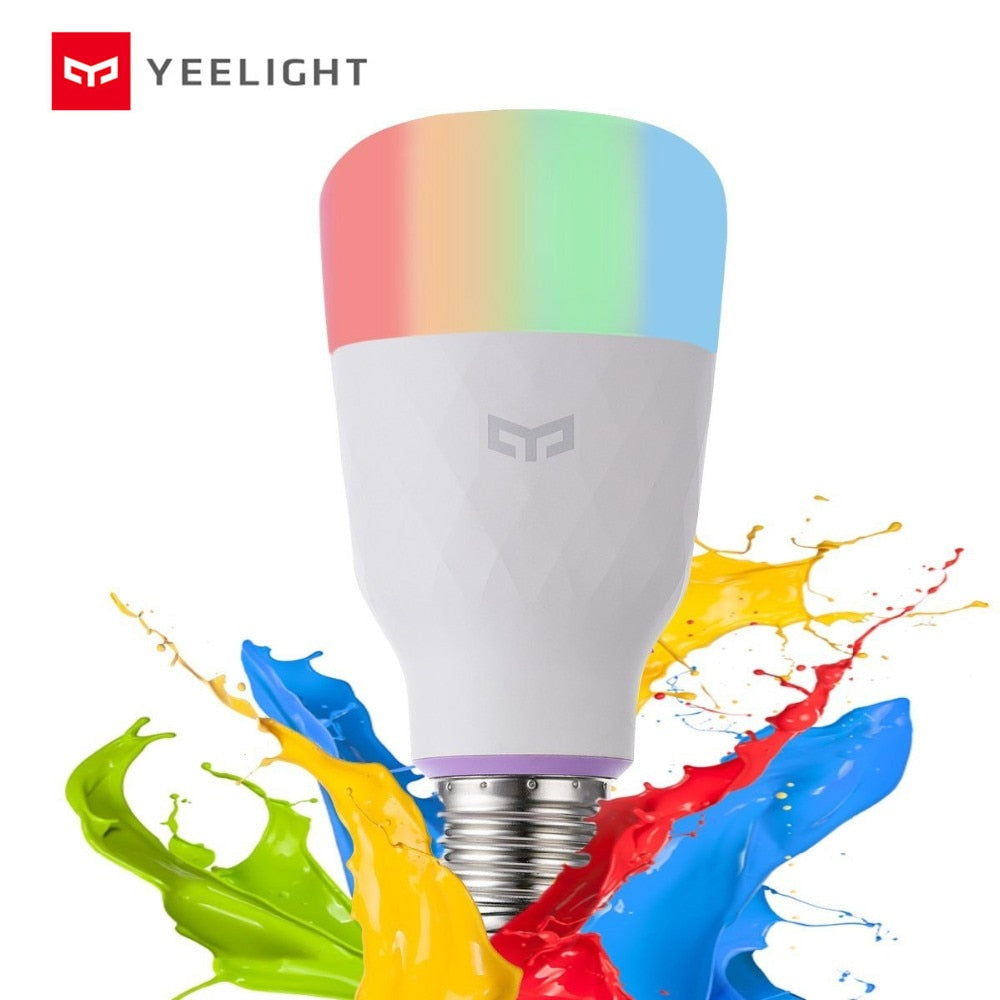 [ English Version ] Yeelight Smart LED Bulb 1s Colorful 800 Lumens 10W E27 Lemon Smart Lamp For smart Home App White/RGB Option