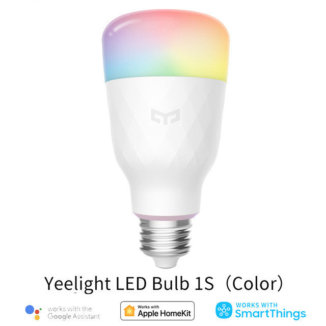 [ English Version ] Yeelight Smart LED Bulb 1s Colorful 800 Lumens 10W E27 Lemon Smart Lamp For smart Home App White/RGB Option