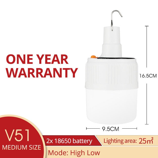 SHENYU Rechargeable LED Bulb Lamp Remote Control Solar Charge Portable Emergency Night Market Light Outdoor Camping Home