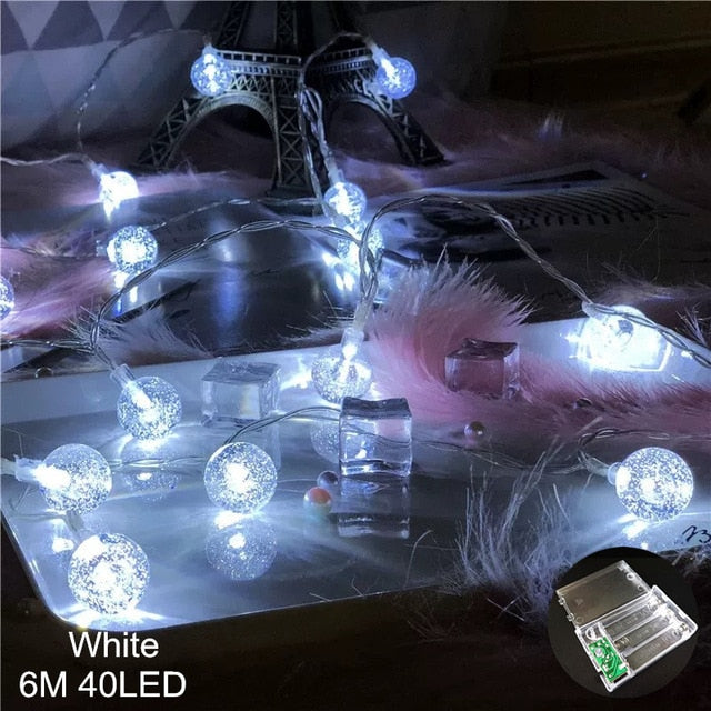 Curtain Fairy String Light LED Christmas Decorations for Home Garland Xmas Light Christmas Valentines 2019 Navidad Ornament Gift