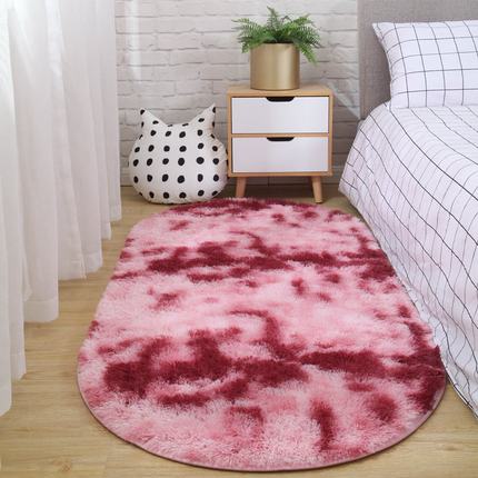 Carpet bedroom oval bedside carpet living room sofa coffee table mat floor room plush rug not lint non-fading non-slip blanket
