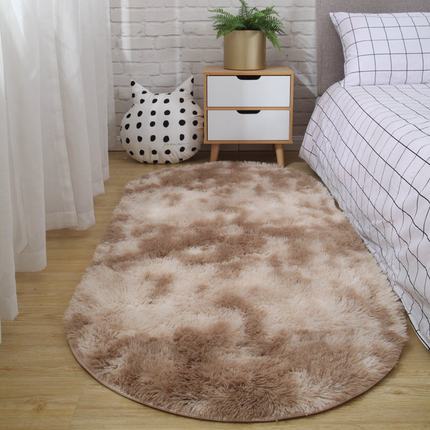 Carpet bedroom oval bedside carpet living room sofa coffee table mat floor room plush rug not lint non-fading non-slip blanket