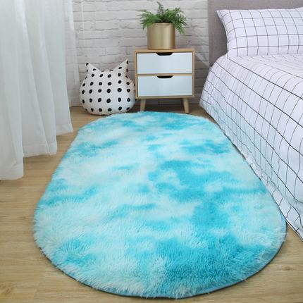 Carpet bedroom oval bedside carpet living room sofa coffee table mat floor room plush rug not lint non-fading non-slip blanket