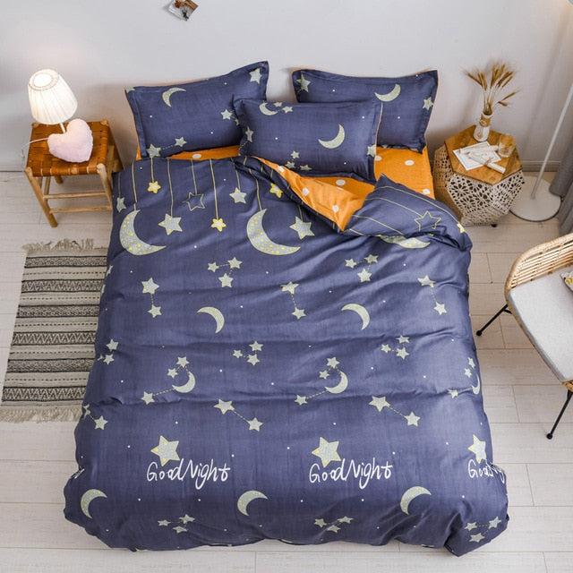 Fashion Simple Style home bedding sets bed linen duvet cover flat sheet Bedding Set Winter Full King Single Queen,bed set 2020