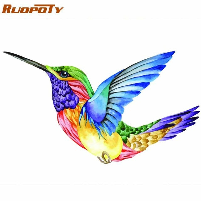 RUOPOTY Frame Romantic Paris DIY Painting By Numbers Landscape Acrylic Paint By Numbers For Home Wall Art Picture Gift 60x75cm