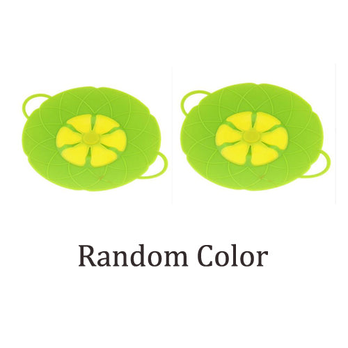 Silicone lid Spill Stopper Cover For Pot Pan Kitchen Accessories Cooking Tools Flower Cookware Home Kitchen Accessories Gadgets