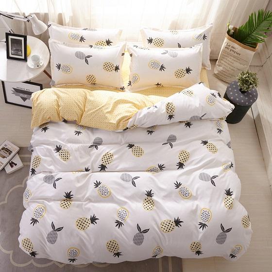 Flower Bedding Sets 3/4pcsBed Linings Duvet Cover Bed Sheet Pillowcases Bedding Set for Girl Kids