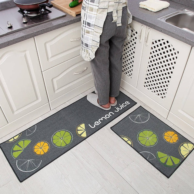 Long Kitchen Mat Bath Carpet Floor Mat Home Entrance Doormat Tapete Absorbent Bedroom Living Room Floor Mats Modern Kitchen Rug