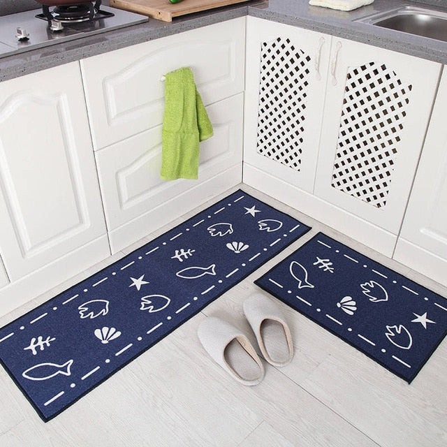 Long Kitchen Mat Bath Carpet Floor Mat Home Entrance Doormat Tapete Absorbent Bedroom Living Room Floor Mats Modern Kitchen Rug