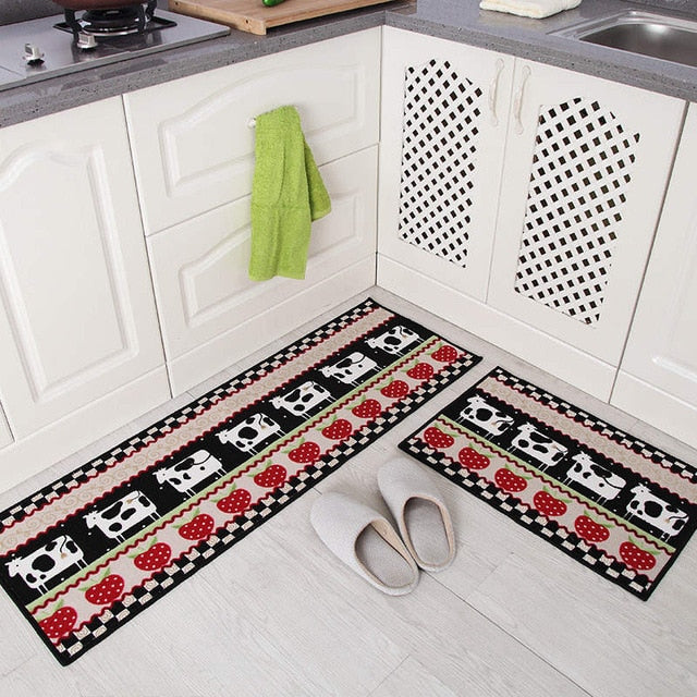 Long Kitchen Mat Bath Carpet Floor Mat Home Entrance Doormat Tapete Absorbent Bedroom Living Room Floor Mats Modern Kitchen Rug