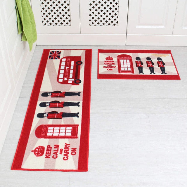 Long Kitchen Mat Bath Carpet Floor Mat Home Entrance Doormat Tapete Absorbent Bedroom Living Room Floor Mats Modern Kitchen Rug
