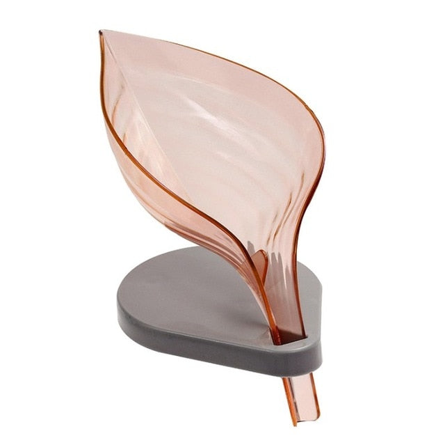 Leafology Decorative Drainage Soap Holder Dish Storage Plate Tray Bathroom Soap Holder Case Bathroom Supplies Bathroom Gadgets