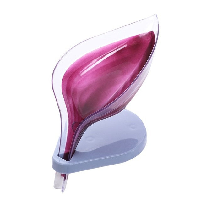 Leafology Decorative Drainage Soap Holder Dish Storage Plate Tray Bathroom Soap Holder Case Bathroom Supplies Bathroom Gadgets