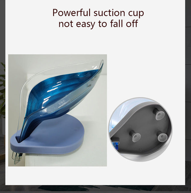 Leafology Decorative Drainage Soap Holder Dish Storage Plate Tray Bathroom Soap Holder Case Bathroom Supplies Bathroom Gadgets