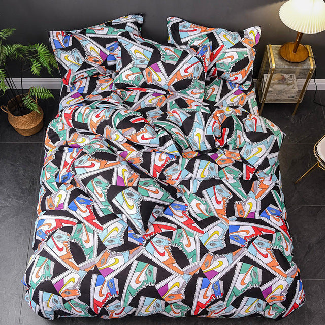 Flower Bedding Sets 3/4pcsBed Linings Duvet Cover Bed Sheet Pillowcases Bedding Set for Girl Kids