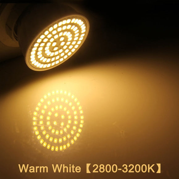 E27 LED Bulb GU10 LED Lamp 220V SMD 2835 MR16 Spotlight 48 60 80LEDs Warm White Cold White Lights for Home Decoration Ampoule