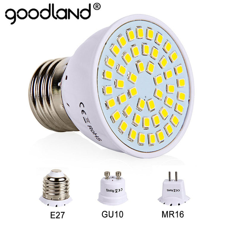 E27 LED Bulb GU10 LED Lamp 220V SMD 2835 MR16 Spotlight 48 60 80LEDs Warm White Cold White Lights for Home Decoration Ampoule